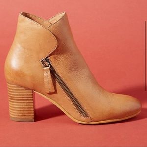 Anthropologie Silent D Uriah Brown Bootie